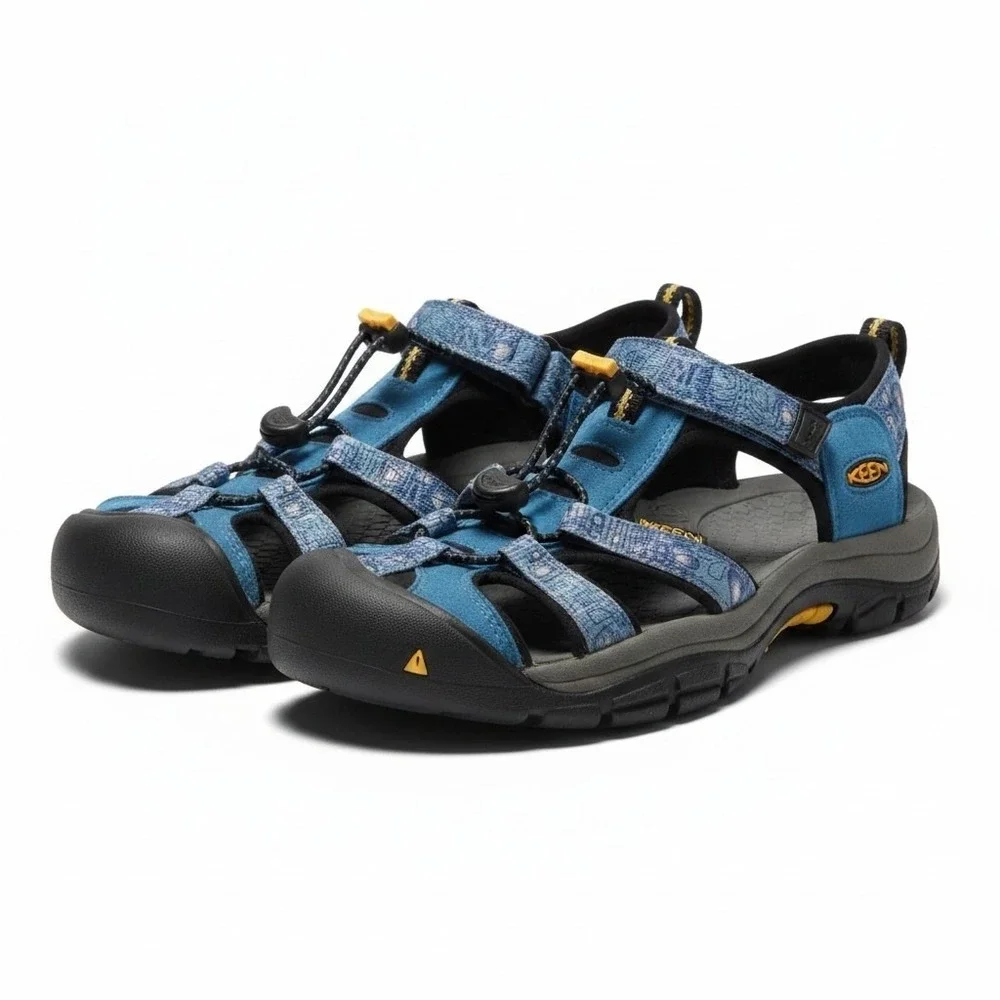Keen Newport H2 Sandals Men Blue Waterproof Hiking Shoes 10 Men - 11.5 Women's